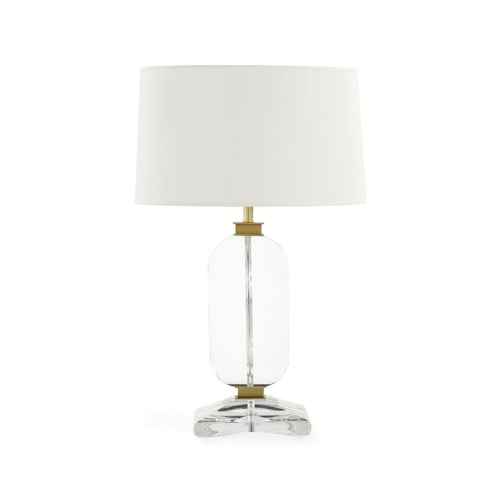 Table Lamps Sculpted Crystal Table Lamp