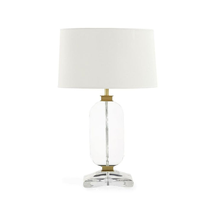 Table Lamps Sculpted Crystal Table Lamp