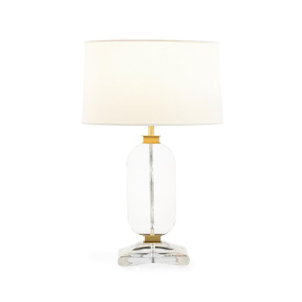 Table Lamps Sculpted Crystal Table Lamp