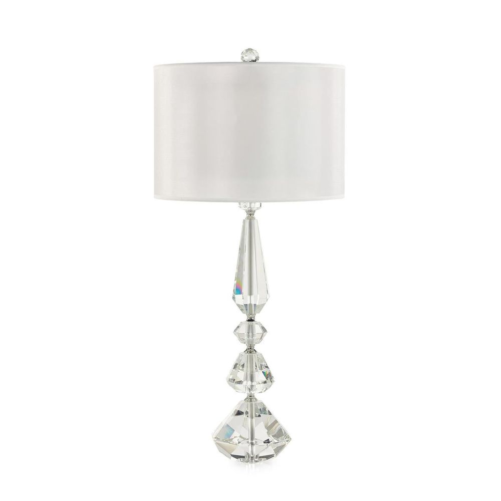 Table Lamps Balustered Crystal Table Lamp