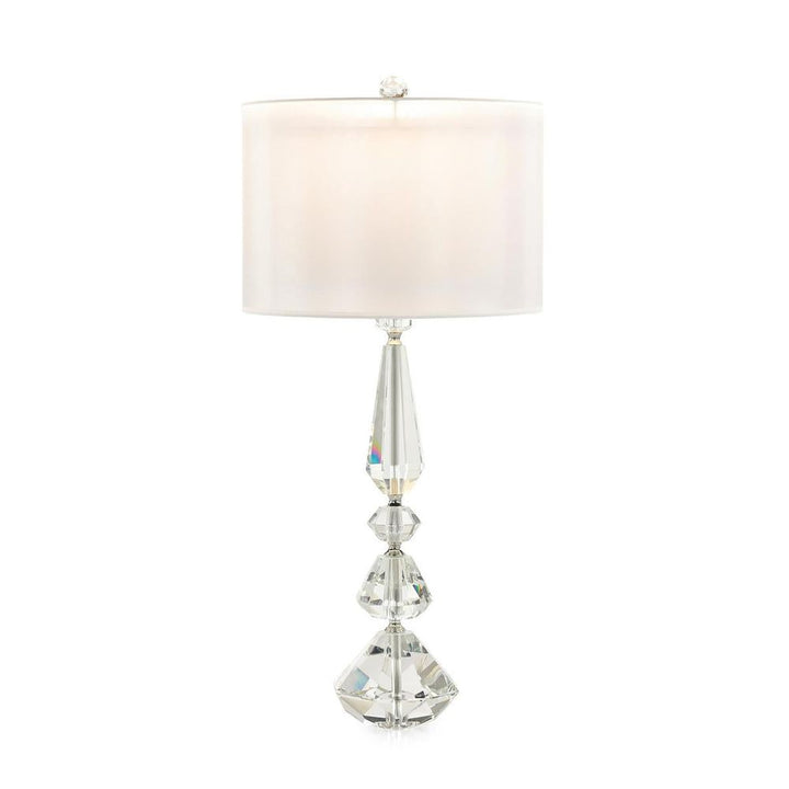 Table Lamps Balustered Crystal Table Lamp