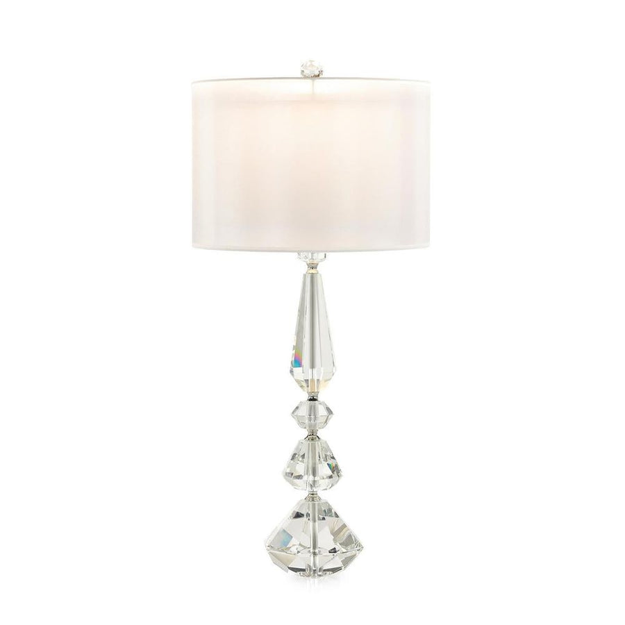 Table Lamps Balustered Crystal Table Lamp