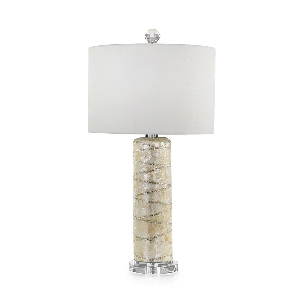 Table Lamps Capiz Spiral Table Lamp