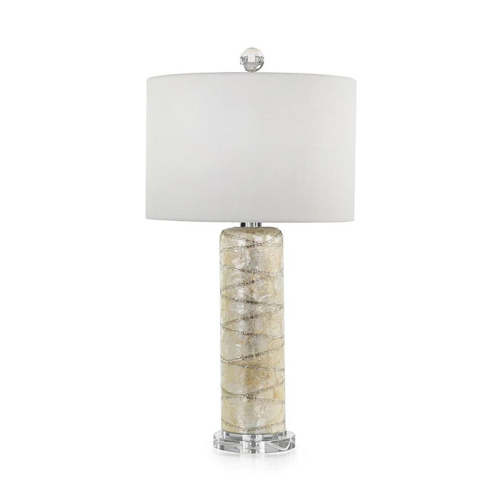 Table Lamps Capiz Spiral Table Lamp