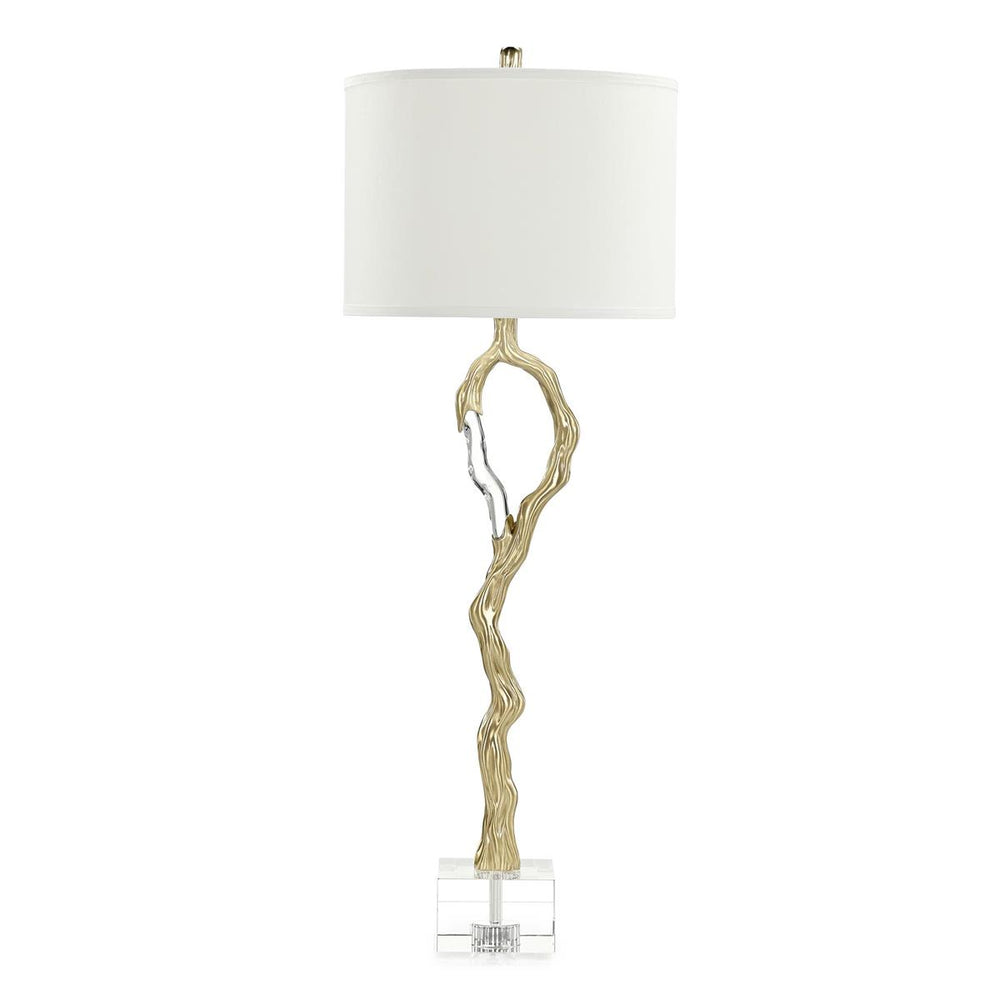 Table Lamps Metallic Ice Buffet Lamp, Brass