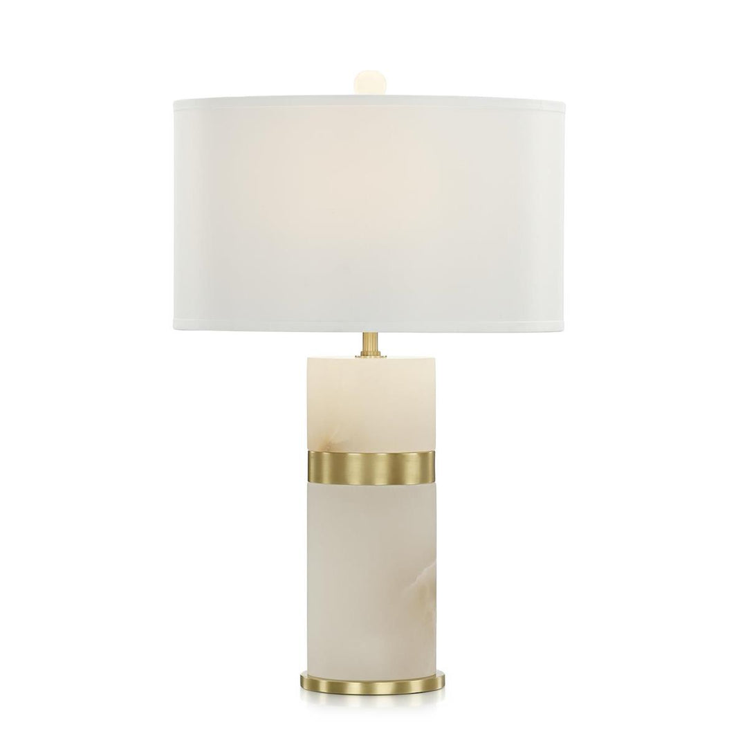 Table Lamps Alabaster Tower Table Lamp