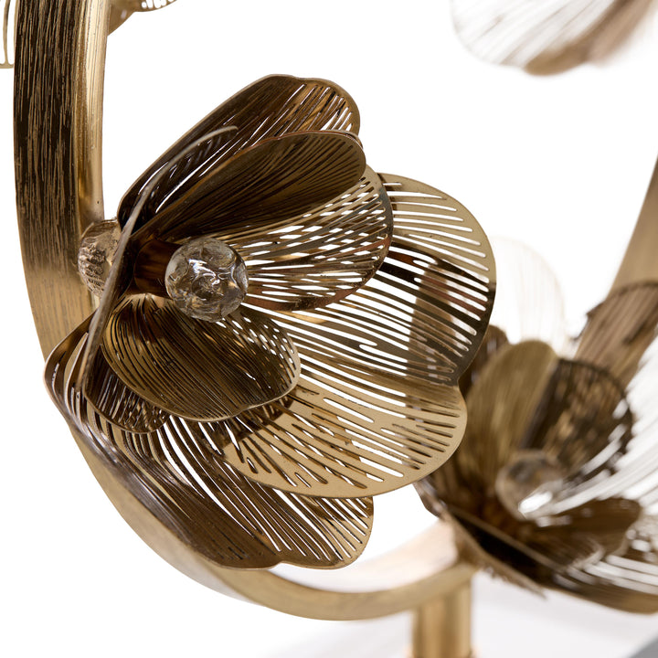 Golden Camellia Accent Lamp - Default Title