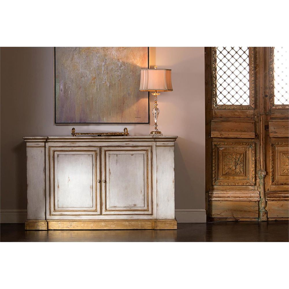 Table Lamps Crystal Swirl Table Lamp - Clear, Silver, Tan