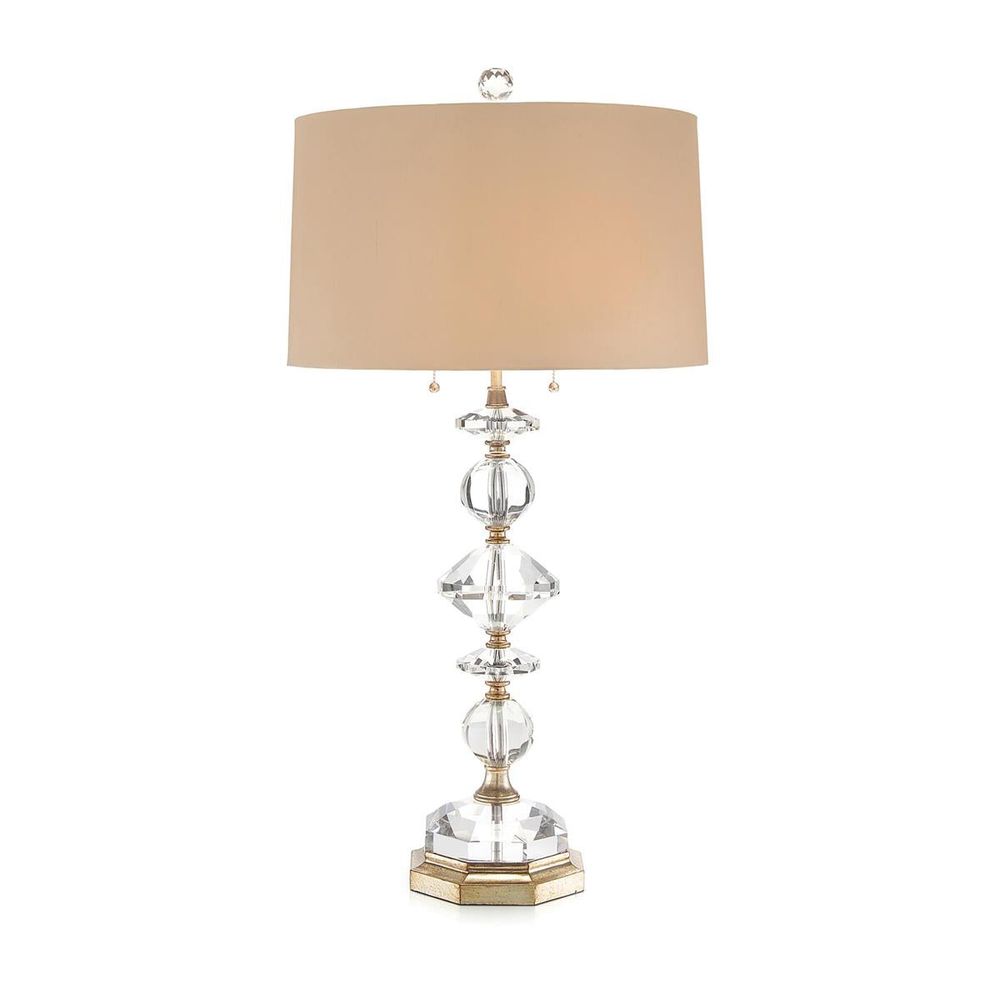 Table Lamps Alden Diamond Table Lamp - Gold - Crystal