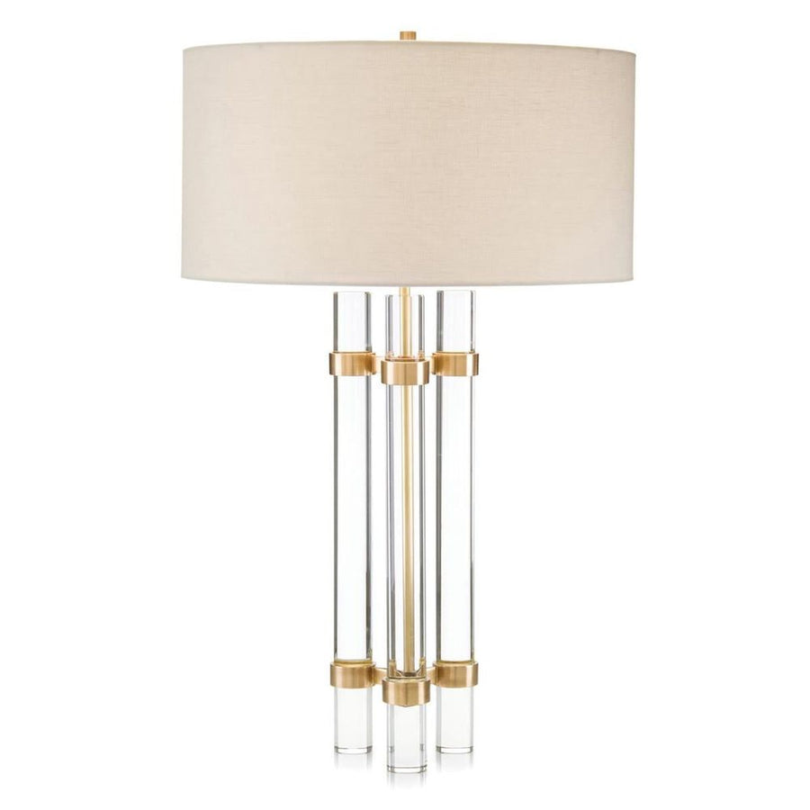 Table Lamps Glass Rod Table Lamp - Clear, White