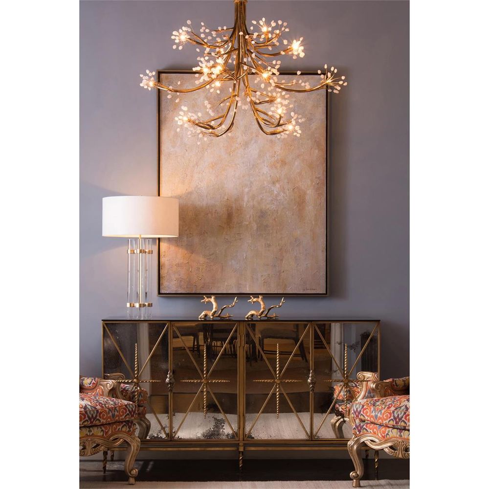 Table Lamps Glass Rod Table Lamp - Clear, White