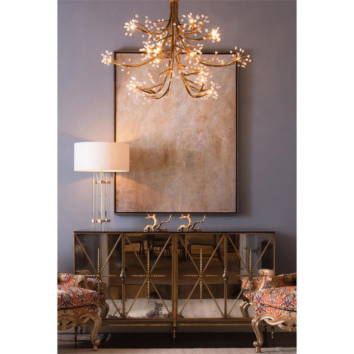 Table Lamps Glass Rod Table Lamp - Clear, White