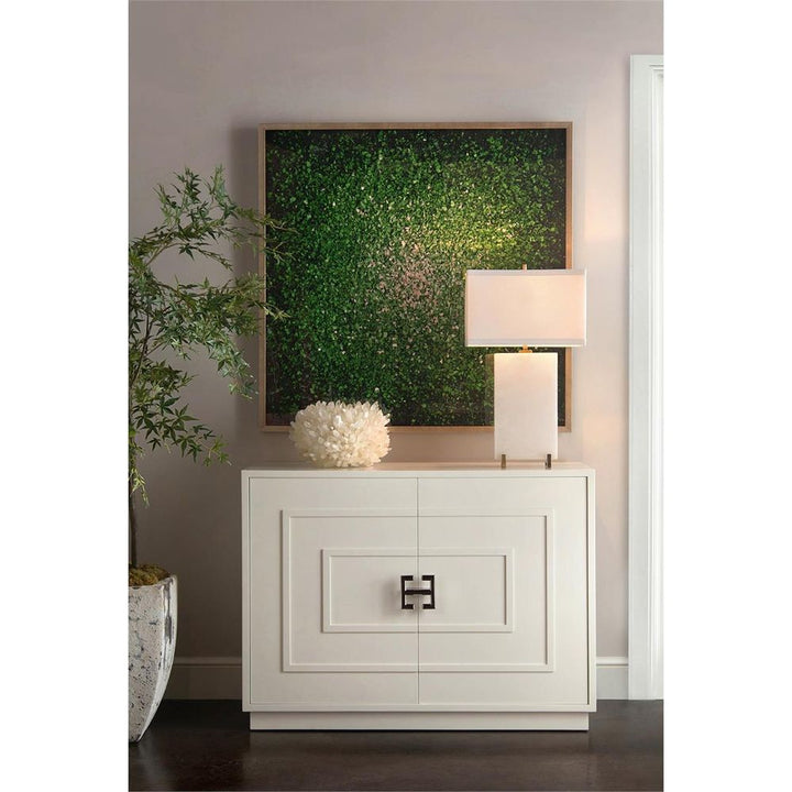 Table Lamps Alabaster Block Table Lamp - Grey, White