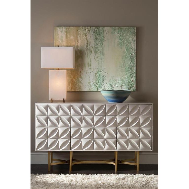 Table Lamps Alabaster Block Table Lamp - Grey, White