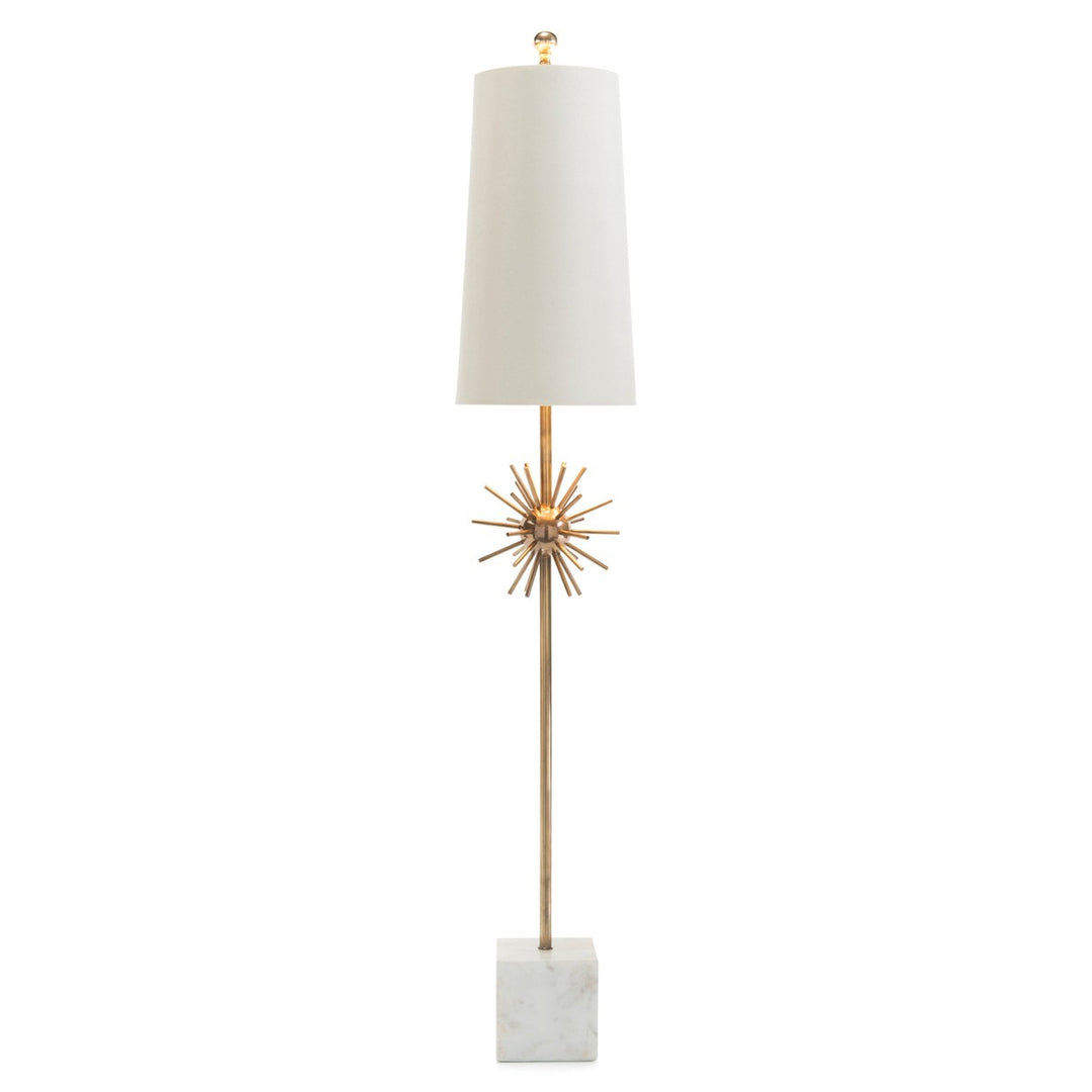 Camden Buffet Lamp - Ivory - Brass