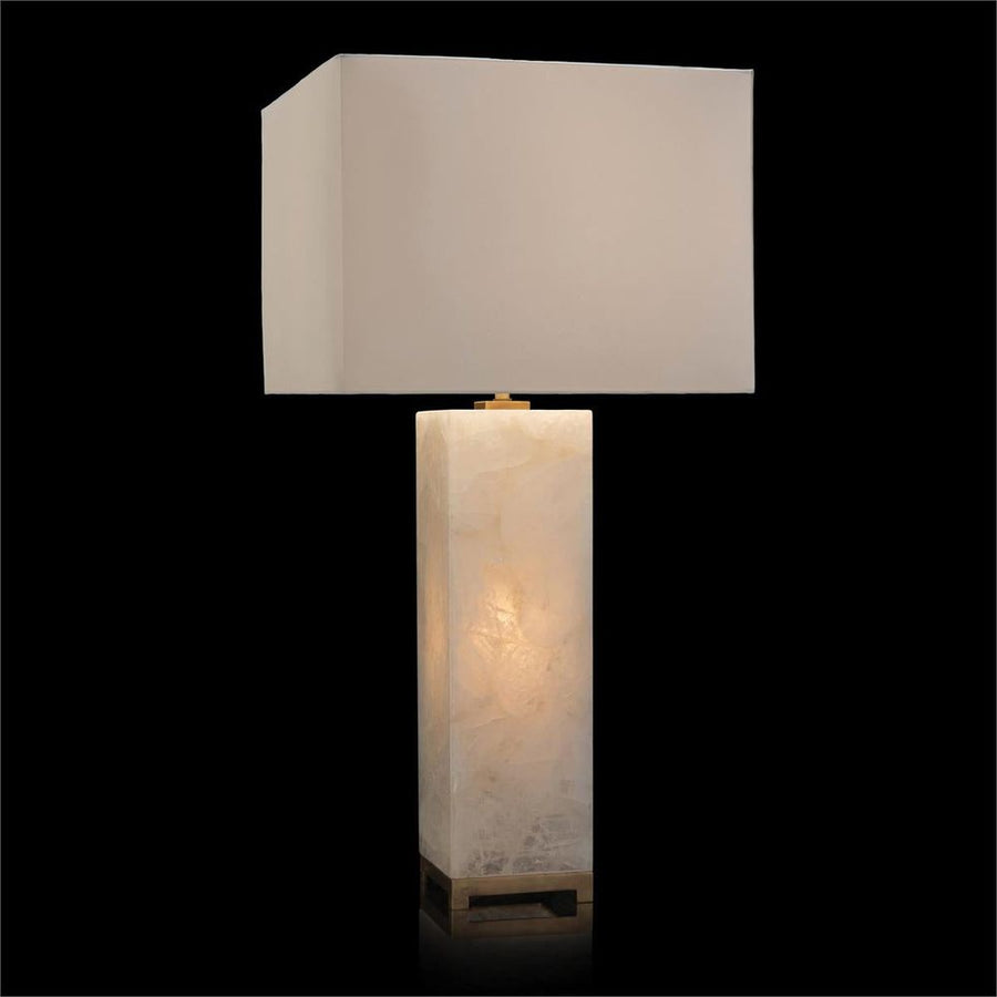 Table Lamps Illuminated Calcite Table Lamp - Gold, Grey, White