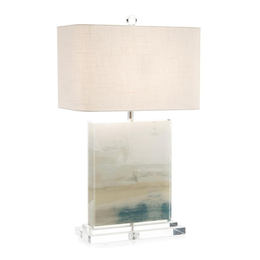 Table Lamps Carol Benson-Cobb's Slated Table Lamp - Clear, Natural, Silver, White