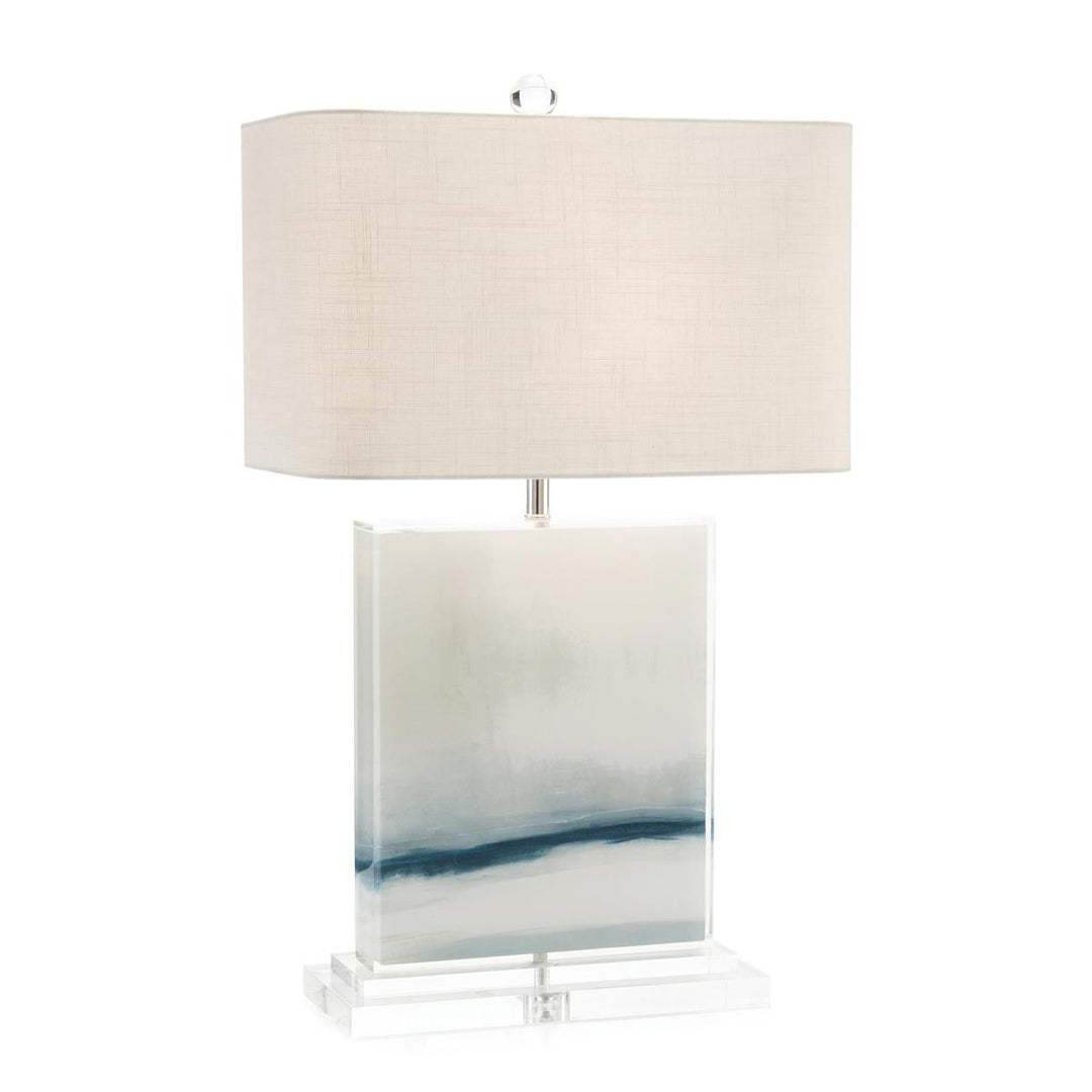 Carol Benson-Cobb's Mystery Table Lamp - Clear,Natural,Silver,White