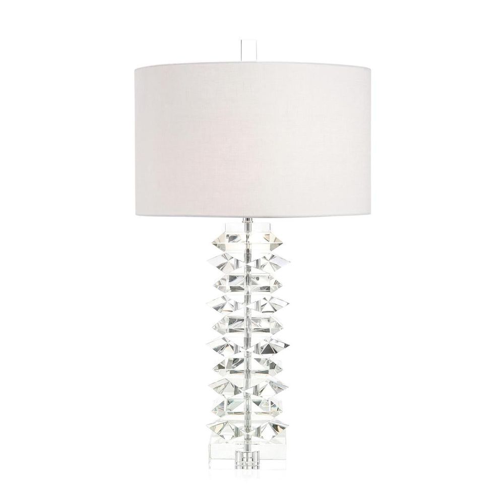 Table Lamps Stacked Crystal Table Lamp - Clear