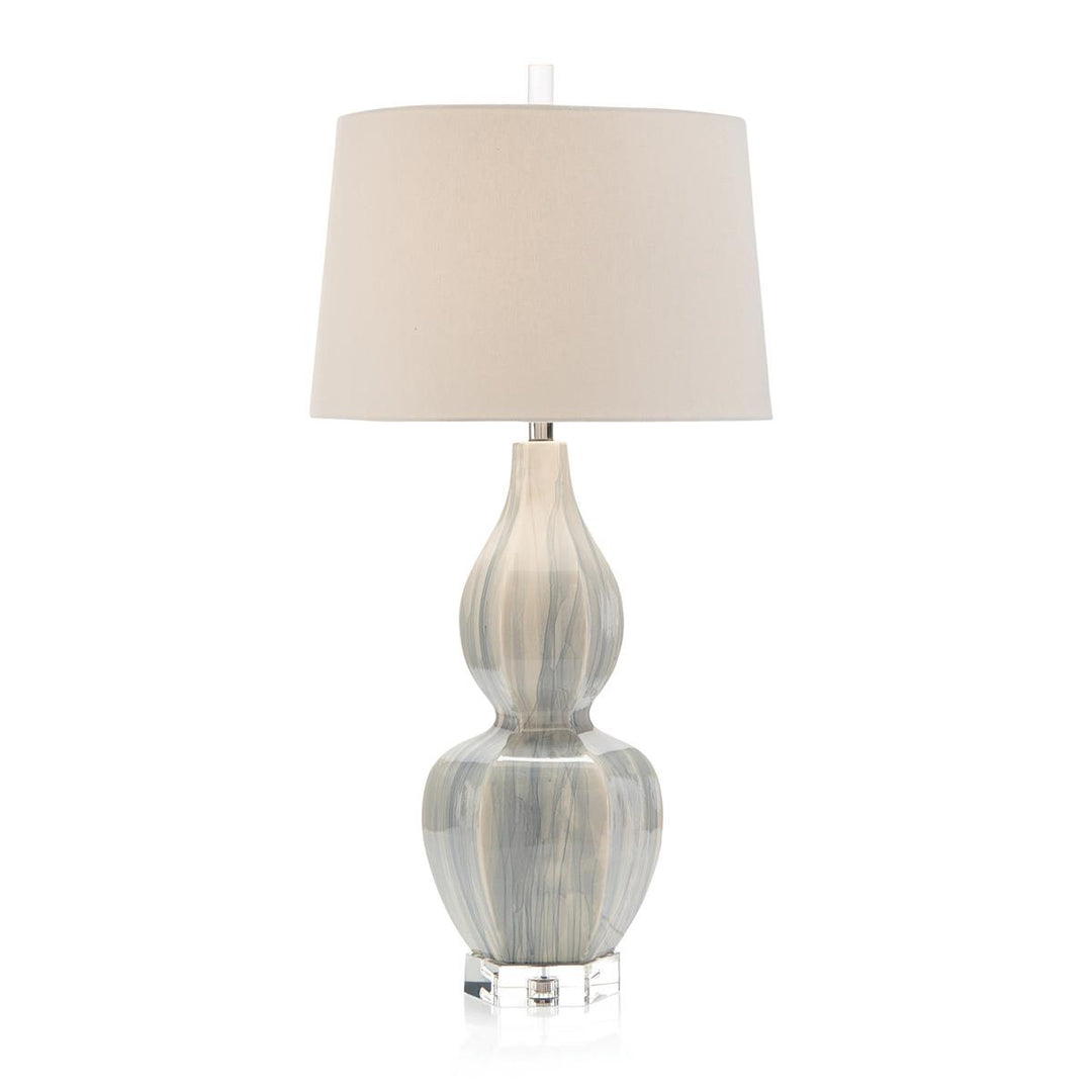 Porcelain Urn Table Lamp - Clear,Off White,White