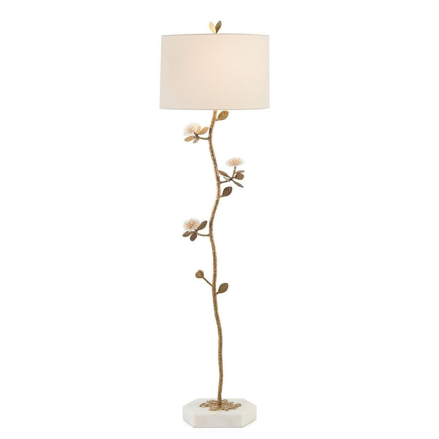 Floor Lamps Quartz Bloom Floor Lamp - Clear, Off White