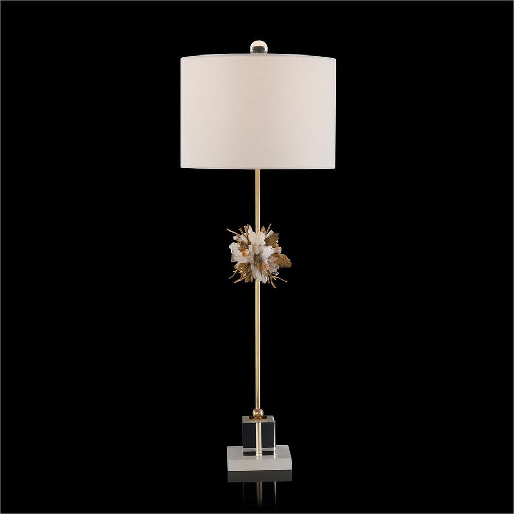 Table Lamps Organic Stones In Gold And White Buffet Lamp - Gold, Grey, White