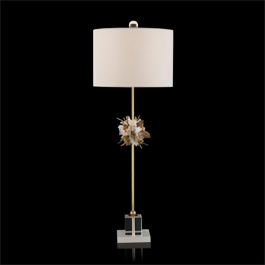 Table Lamps Organic Stones In Gold And White Buffet Lamp - Gold, Grey, White