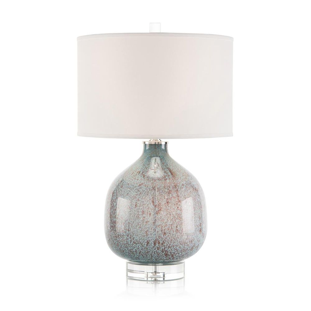 Table Lamps Glass Urn Table Lamp - Clear, Grey, Silver, White