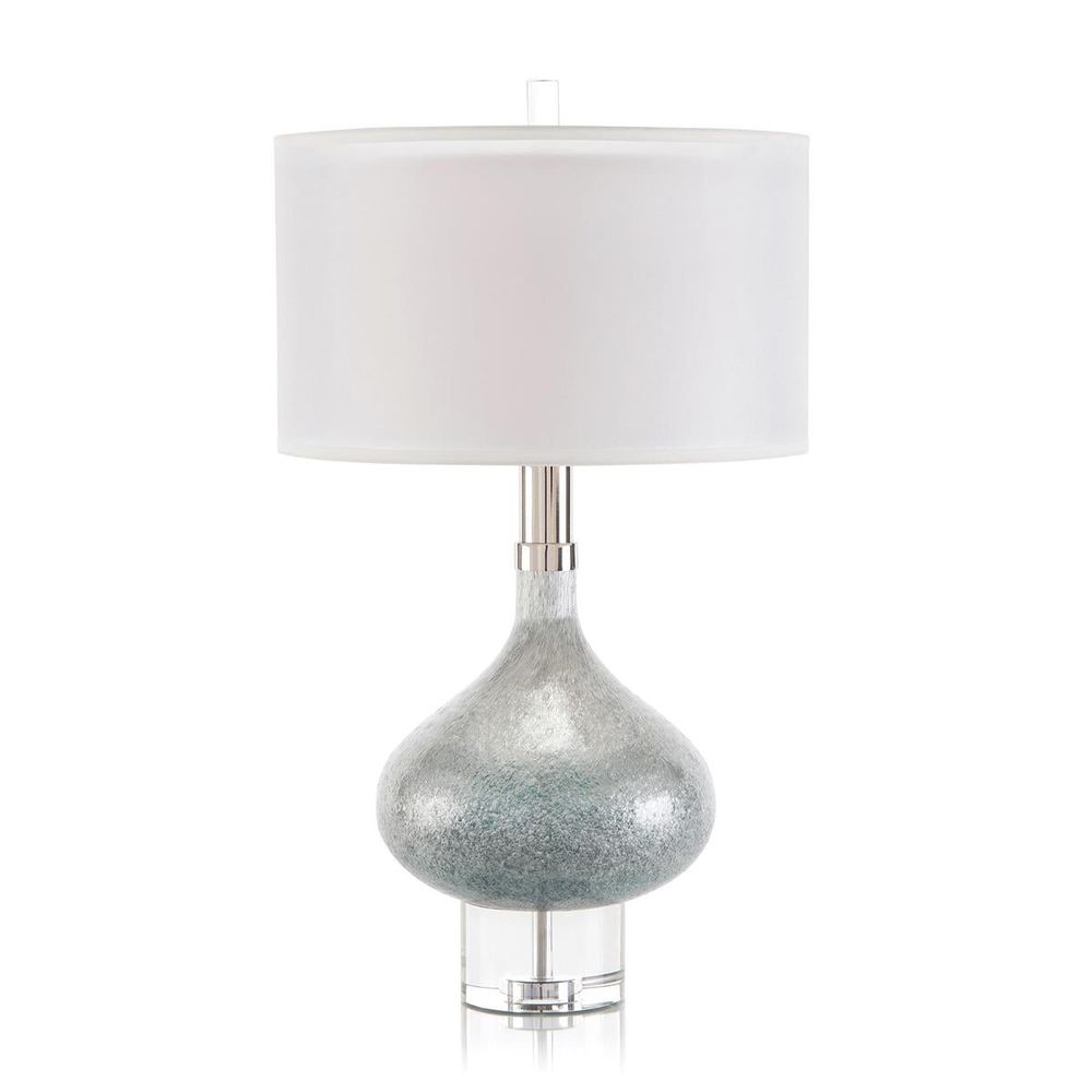 Table Lamps Sparkling Blue Table Lamp - Clear, Silver, White