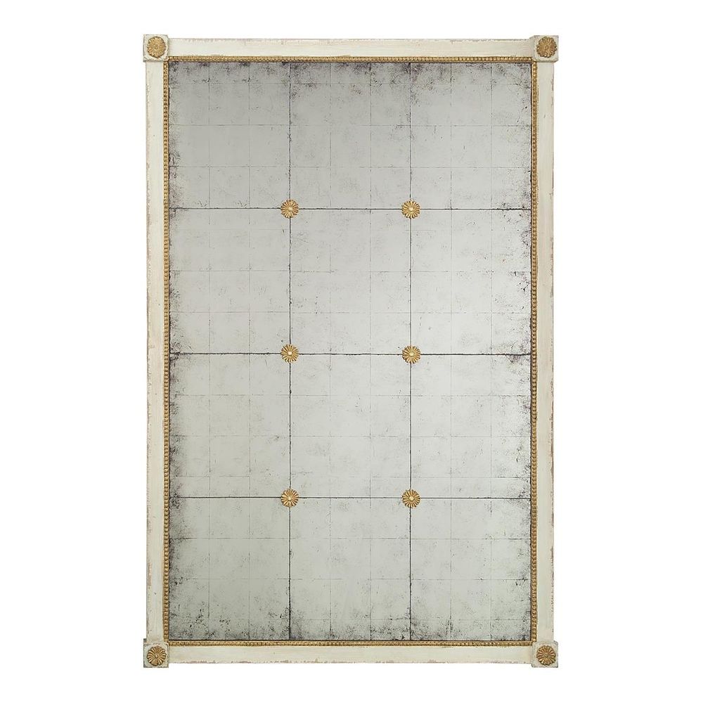 Wall Mirrors Alden Mirror - Ivory - Acacia Wood