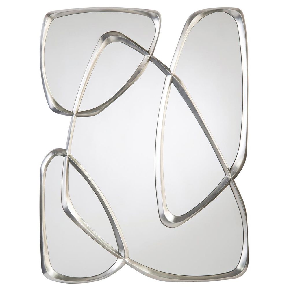 Wall Mirrors Alden Mirror In Pewter - Silver