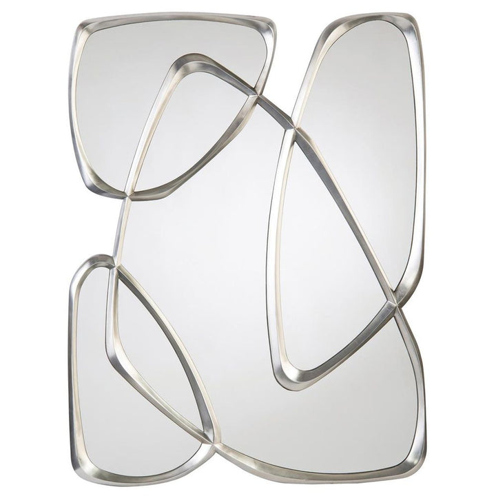 Wall Mirrors Alden Mirror In Pewter - Silver
