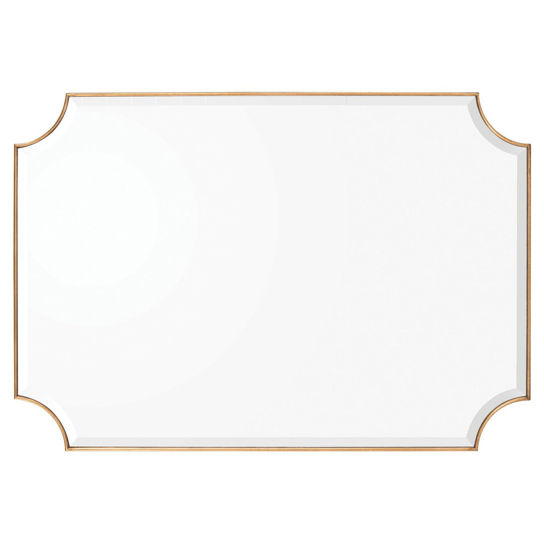 Ellington Mirror - Gold - Poplar Wood