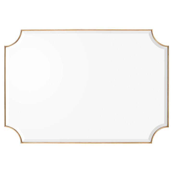 Ellington Mirror - Gold - Poplar Wood