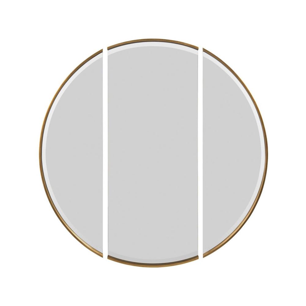 Wall Mirrors Tarski's Triptych Mirror - Gold