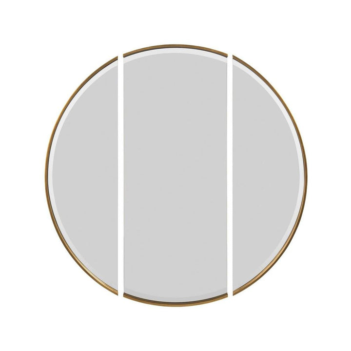 Wall Mirrors Tarski's Triptych Mirror - Gold