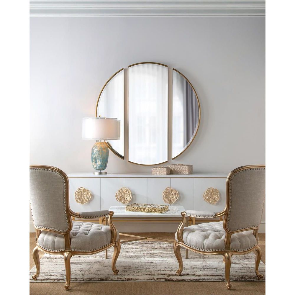 Wall Mirrors Tarski's Triptych Mirror - Gold