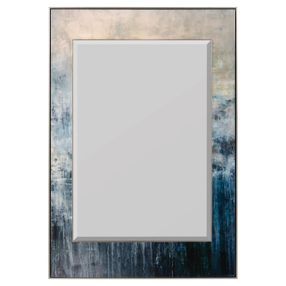 Wall Mirrors Shaye Rawson's Blue Falls Mirror - Multicolor, Silver