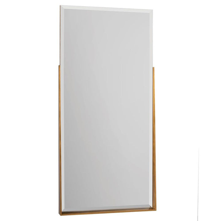 Caspian Mirror - Gold - Beech Wood