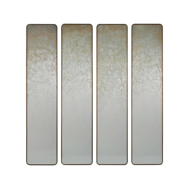 Wall Art Pastelle Mirror Panels (Set Of Four) - Grey, Silver