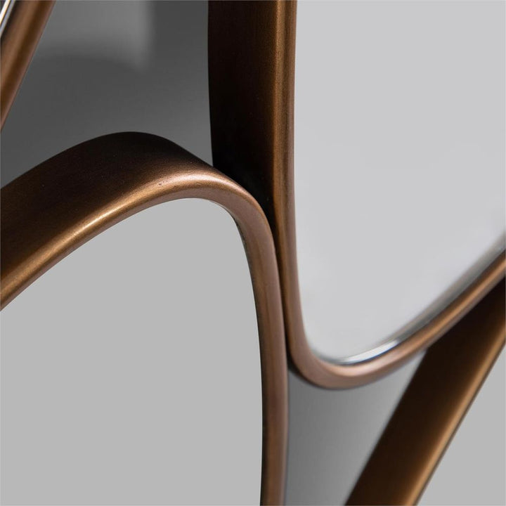Solis Mirror - Quad Pane - Gold