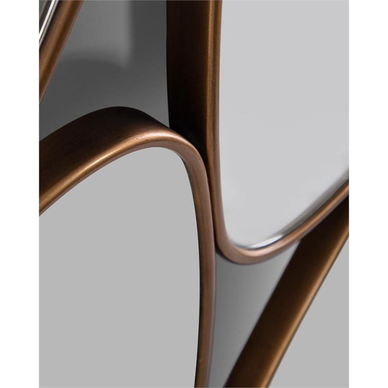 Wall Mirrors Solis Mirror - Quad Pane - Gold