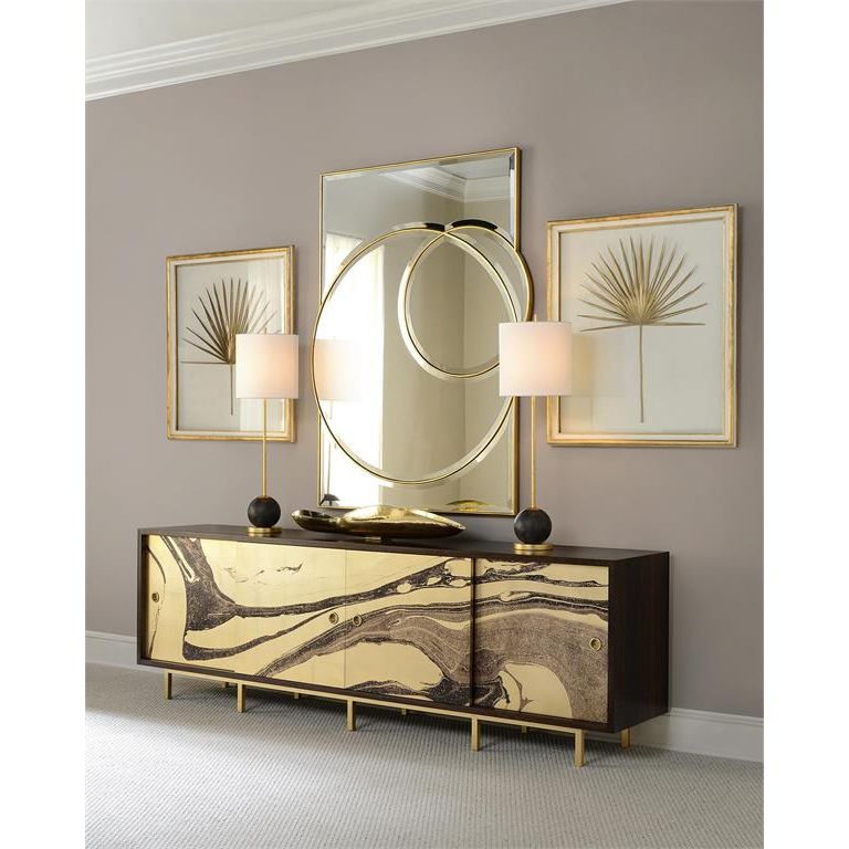 Wall Mirrors Eclipse Mirror - Gold