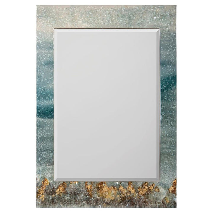 Wall Mirrors Mary Hong's Rolling Tide Mirror - Multicolor, Silver