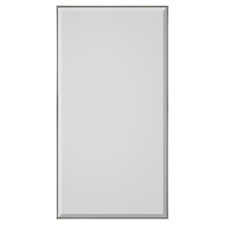 Wall Mirrors Sterling Floater Frame With Bevel Mirror - Silver