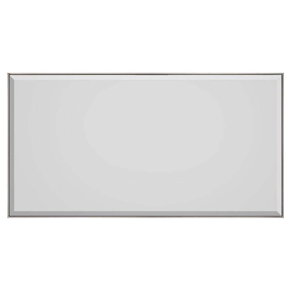 Wall Mirrors Silver Floater Frame With Bevel Mirror - Silver
