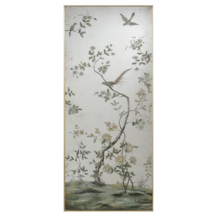 Wall Art Roku Mirror Panels (Set Of Two) - Multicolor, Silver