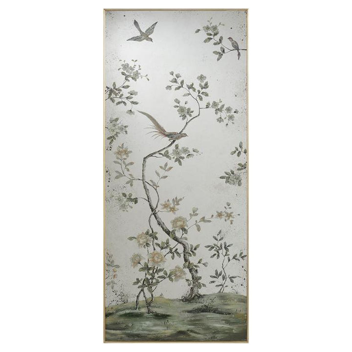 Wall Art Roku Mirror Panels (Set Of Two) - Multicolor, Silver