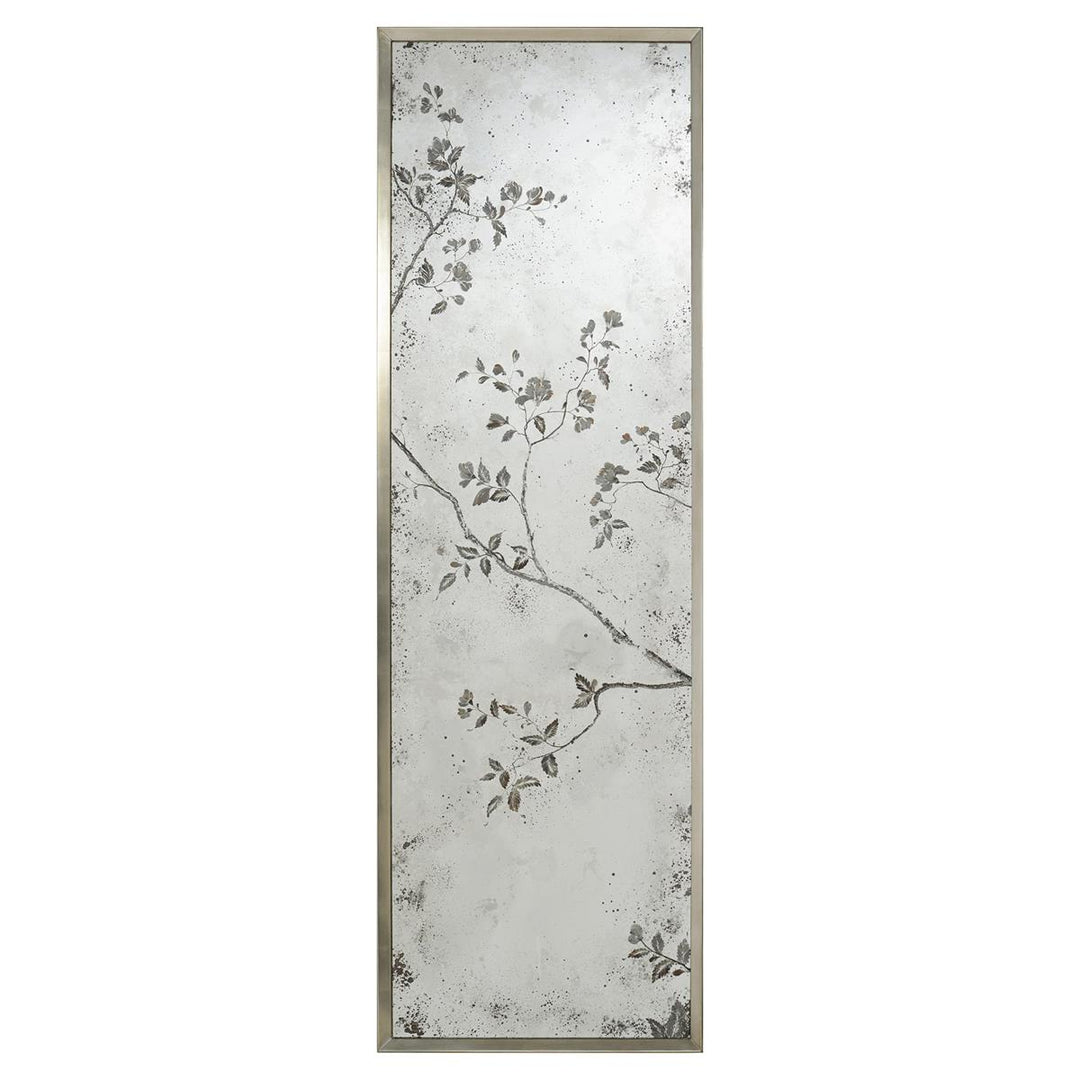 Pastoral Mirror Panels (Set Of Three) - Multicolor,Silver