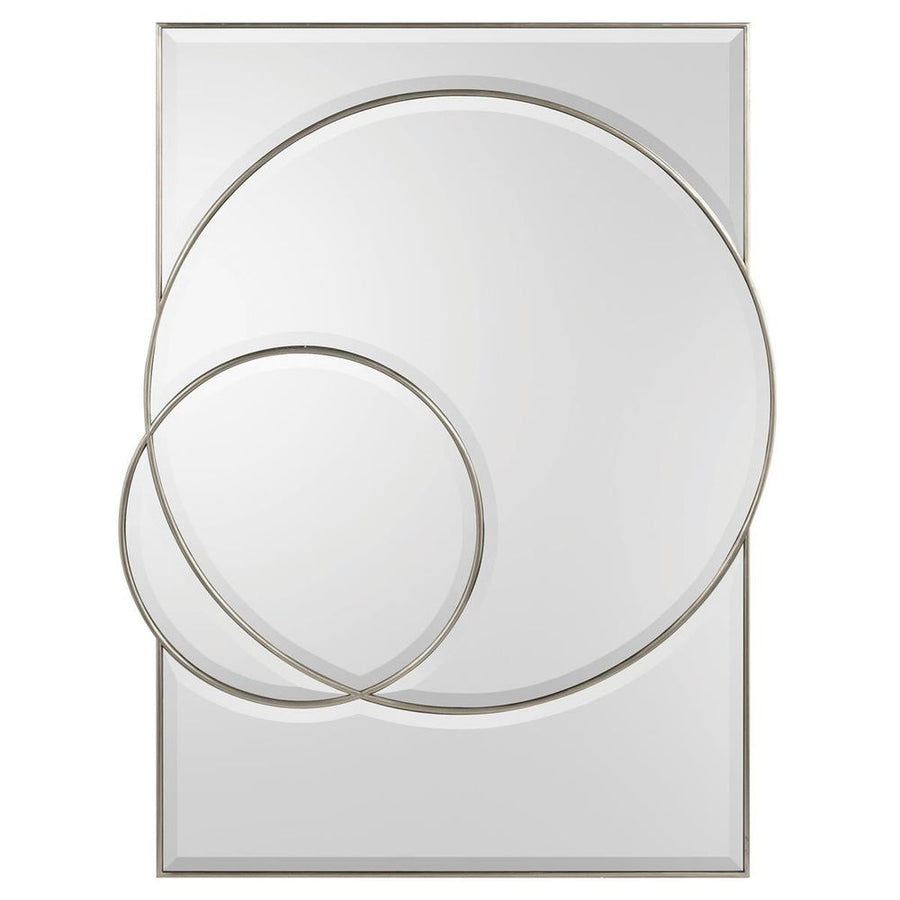 Wall Mirrors Equinox Mirror In Pewter Silver - Silver